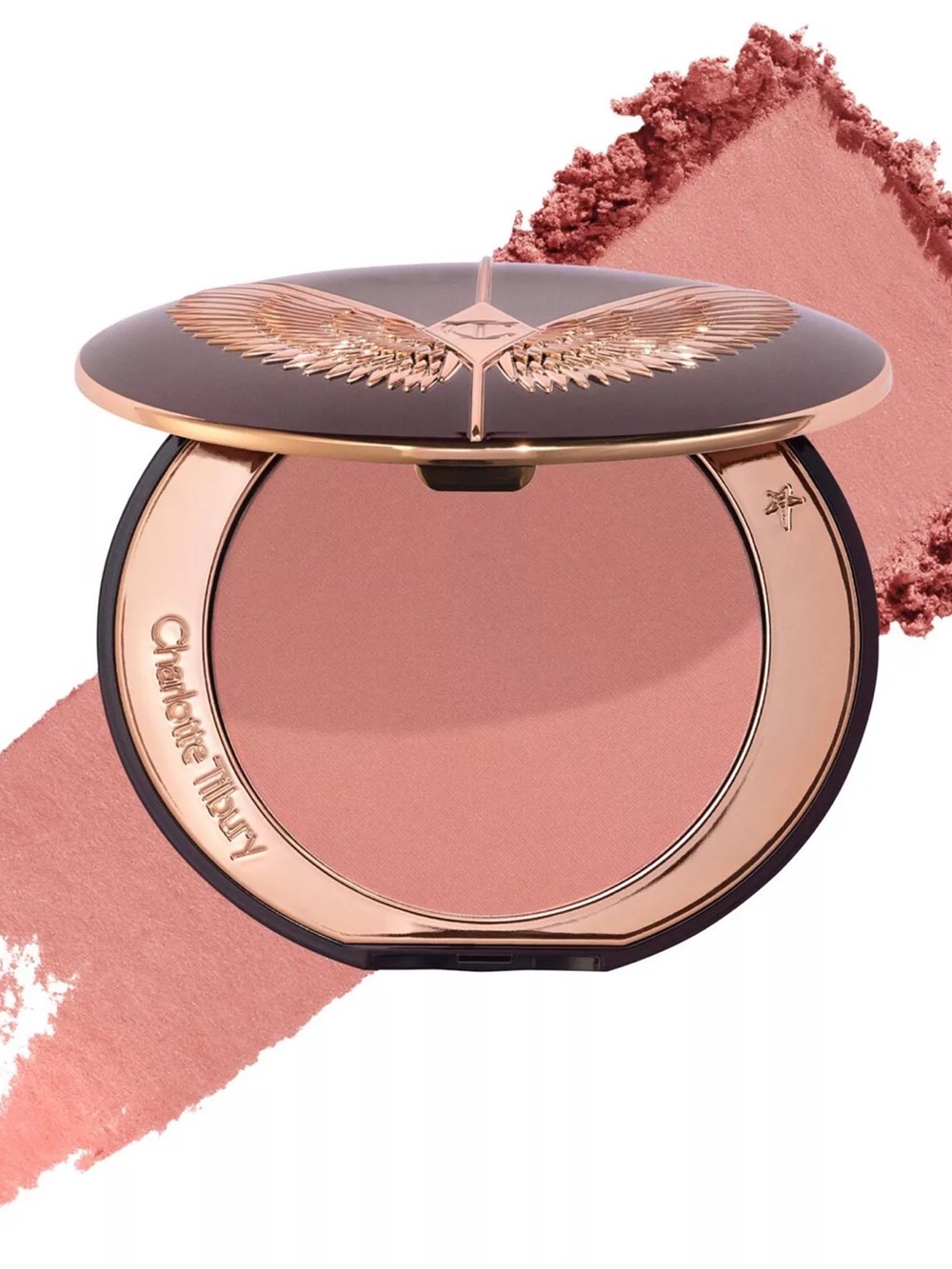 NWT Charlotte Tilbury Airbrush Flawless Blush Blur “Naughty Talk “